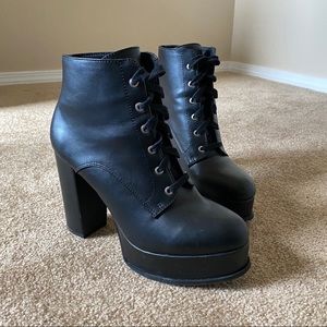 Platform Ankle Boots